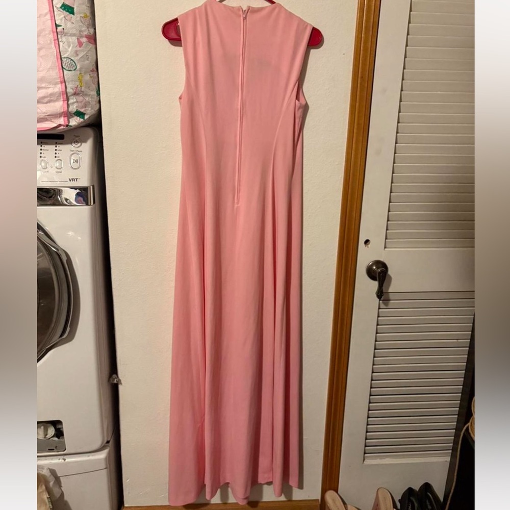 women’s L long pink dress - Picture 5 of 6